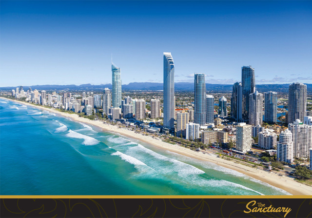 别墅二层位于澳大利亚第六大别墅黄金海岸市goldcoast,该市是澳洲最社区城市cad免费下载设计图图片